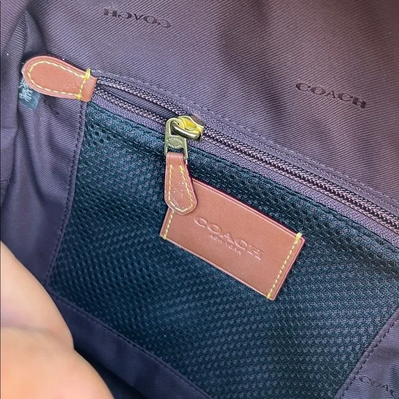 COACH Leatherwear Backpack in Refined Pebbled Leather, Black. RARE - Picture 3 of 17